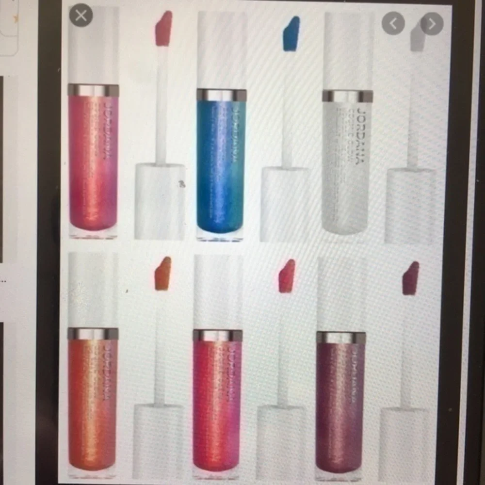 Jordana Cosmic Glow Galactic Blue lip gloss